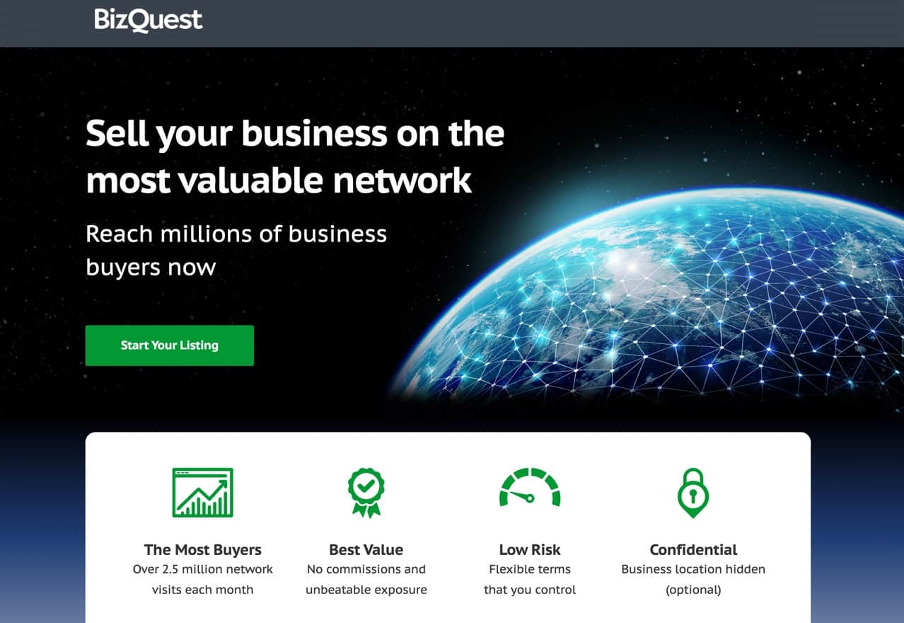 BizQuest 是找出在哪裡出售業務的好地方