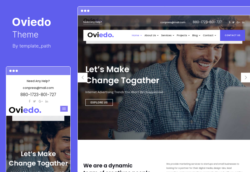 Oviedo Theme - 多目的ビジネス WordPress テーマ