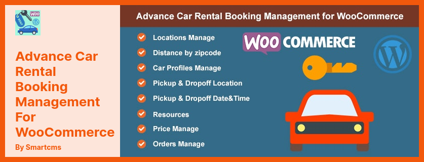 Advance Car Rental Booking Management Plugin - レンタカー サービスに便利なプラグイン