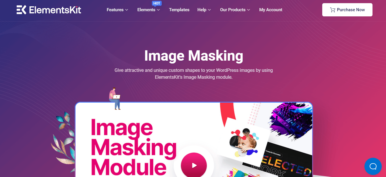 Module de masquage d'image d'ElementsKit