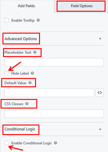 เพิ่มฟิลด์ WYSIWYG ใน WordPress Forms ฟิลด์ขั้นสูง