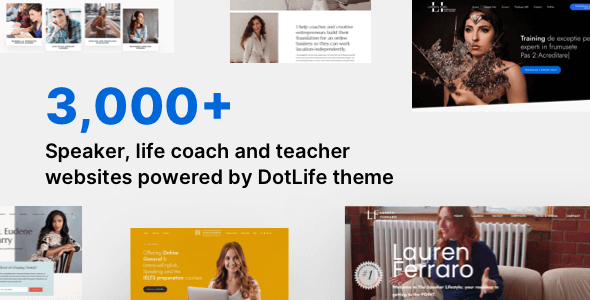 Тренировочная тема Dotlife от ThemeGoods