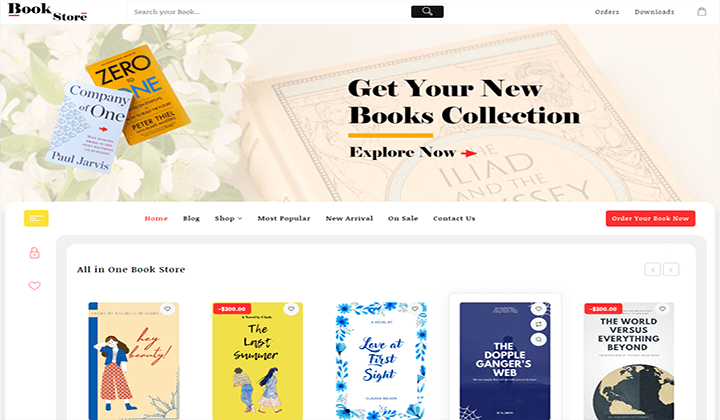 bookstore WordPress themes