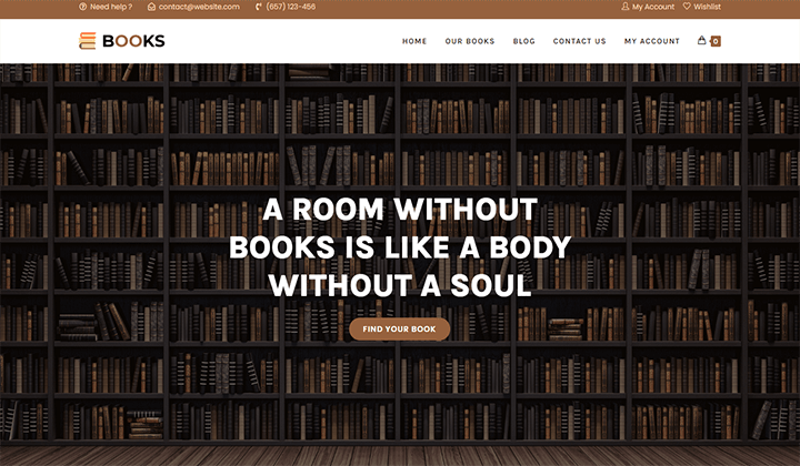 bookstore WordPress themes