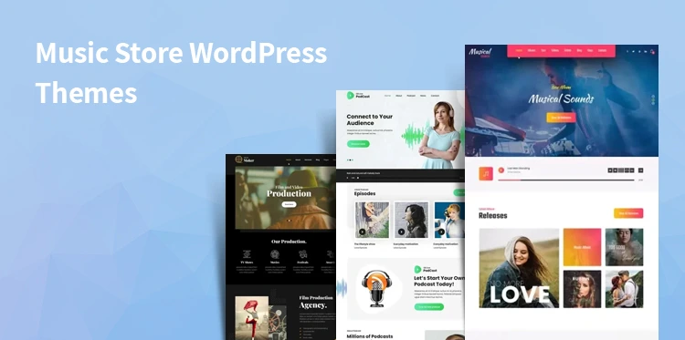 音乐商店 WordPress 主题