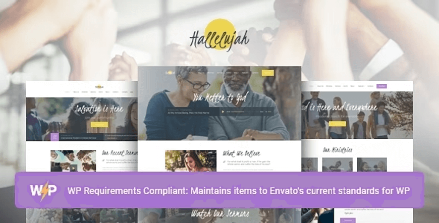 Hallelujah - Kilise WordPress teması