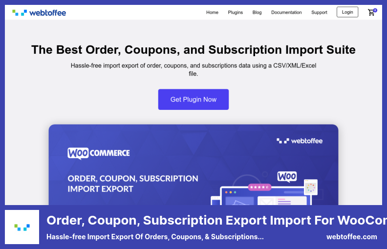 WooCommerce 플러그인에 대한 주문, 쿠폰, 구독 내보내기 가져오기 - 주문, 쿠폰 및 구독 데이터의 간편한 가져오기 내보내기