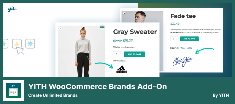 YITH WooCommerce Add-On Plugin - إنشاء علامات تجارية غير محدودة