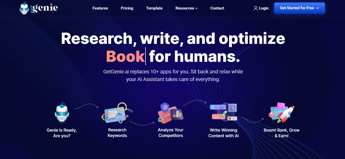 GetGenie，WordPress 的最佳 AI 寫作助手