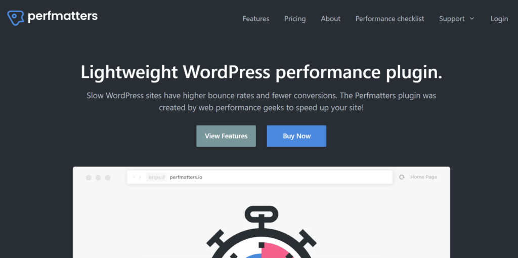 perfmatters - pluginuri de optimizare a vitezei wordpress