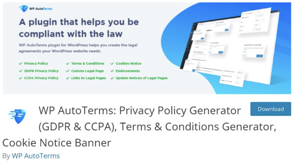 Pluginul WP AutoTerms