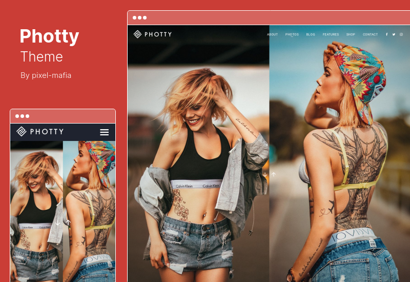 Photty Theme - Fotografie WordPress Theme