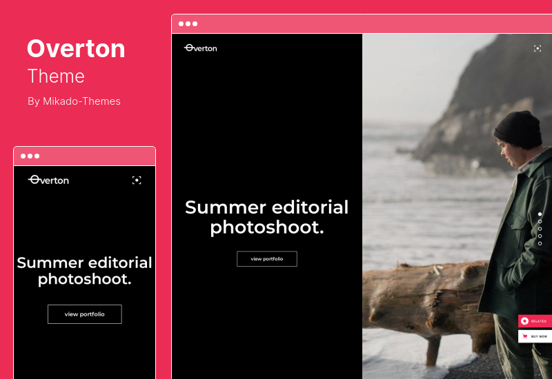 Overton Theme - ธีม WordPress สร้างสรรค์สำหรับเอเจนซี่และฟรีแลนซ์