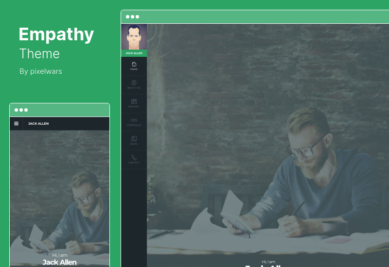 Empathy Theme - ธีม vCard WordPress