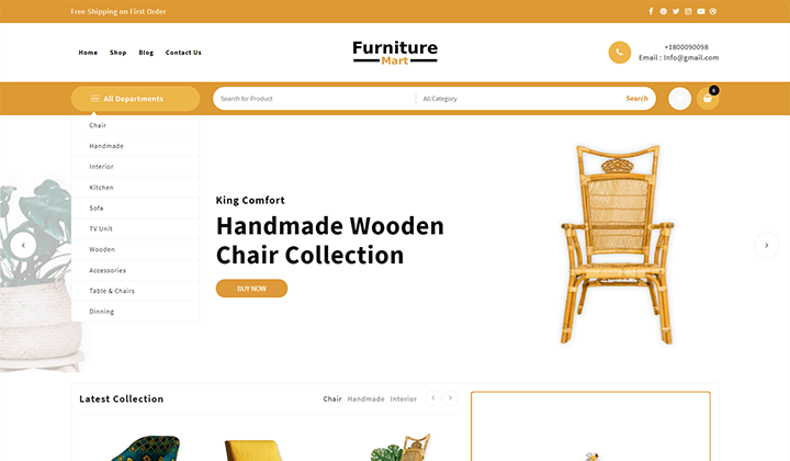 furniture WordPress themes