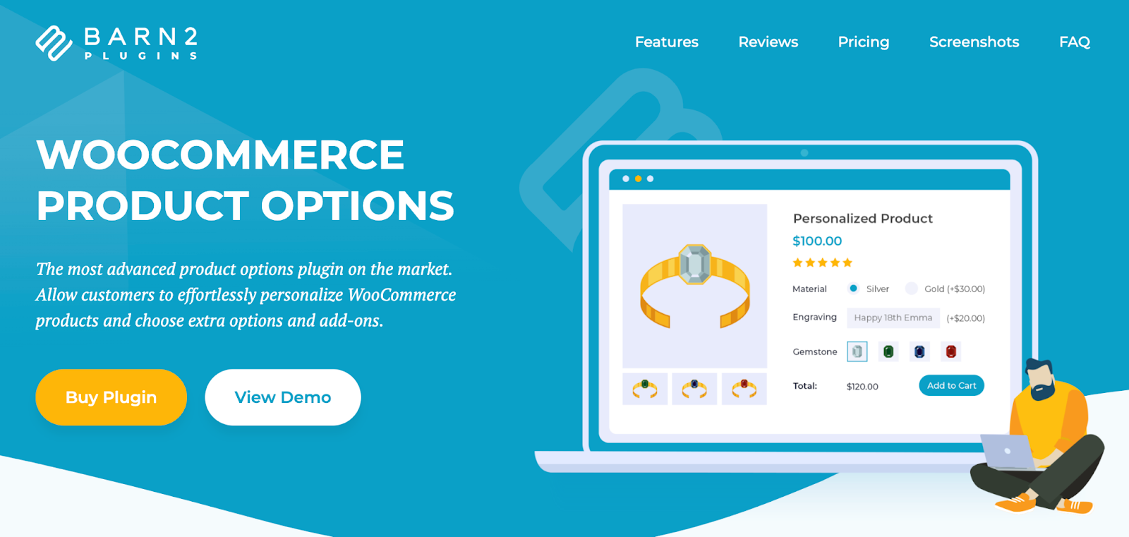 WooCommerce Product Options plugin by Barn2