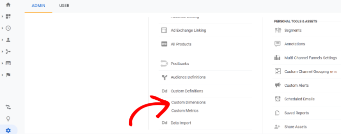 Choose custom dimensions