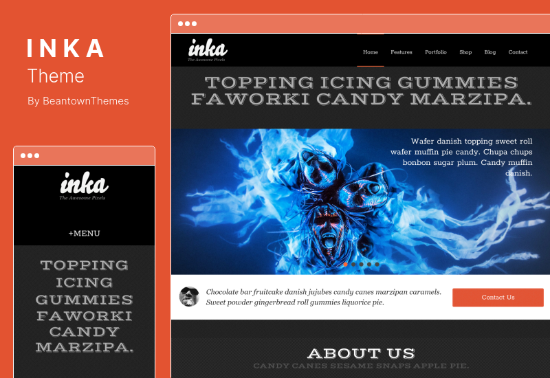 Tema INKA - Tema WordPress Responsif Retro