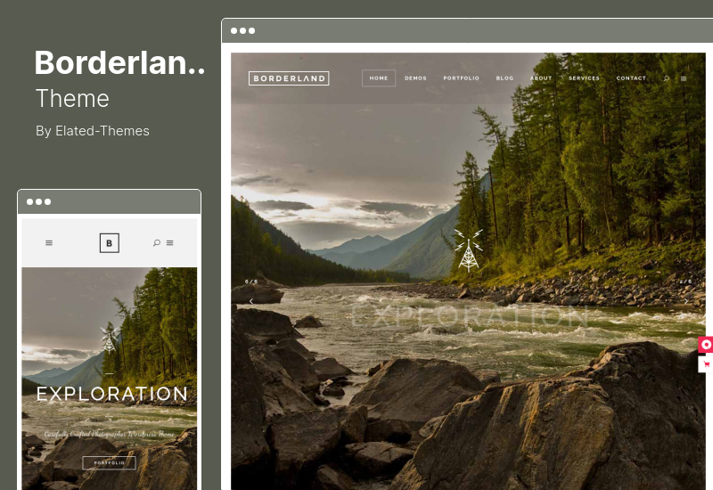 Borderland Theme - Tema WordPress Vintage Serbaguna