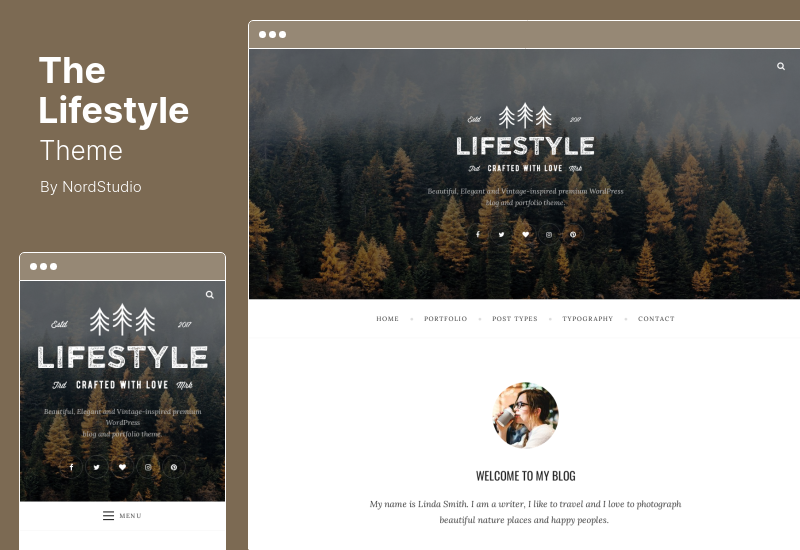 The Lifestyle Theme - Tema WordPress de blog vintage e simples