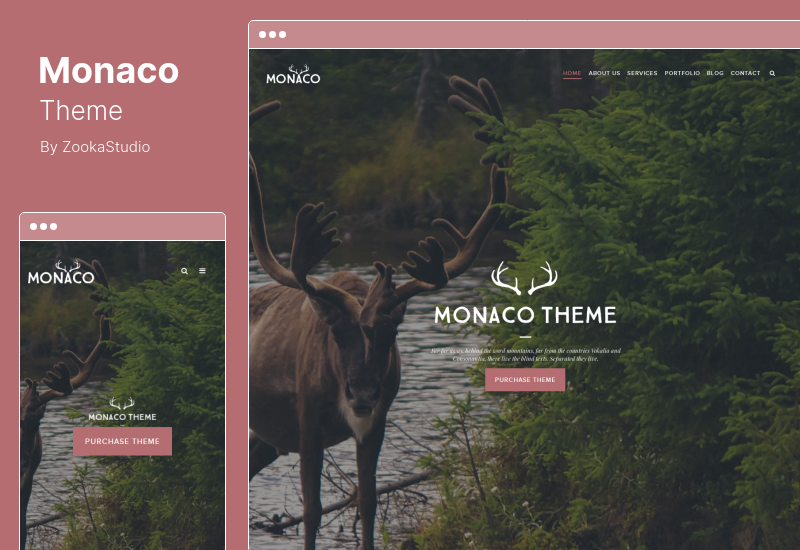 Monaco Theme - Tema WordPress Multi-Konsep Vintage