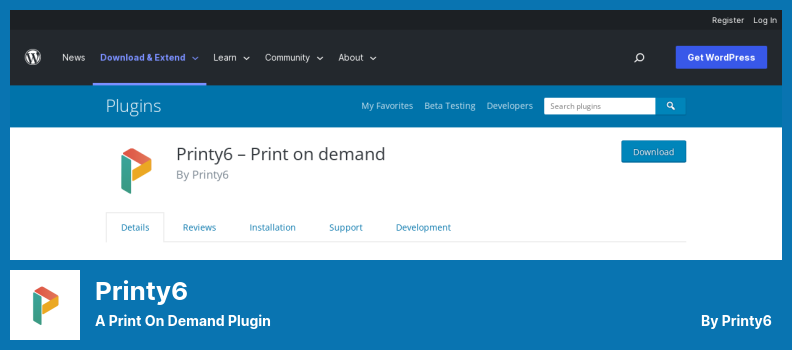 Plugin Printy6 - un plug-in Print On Demand