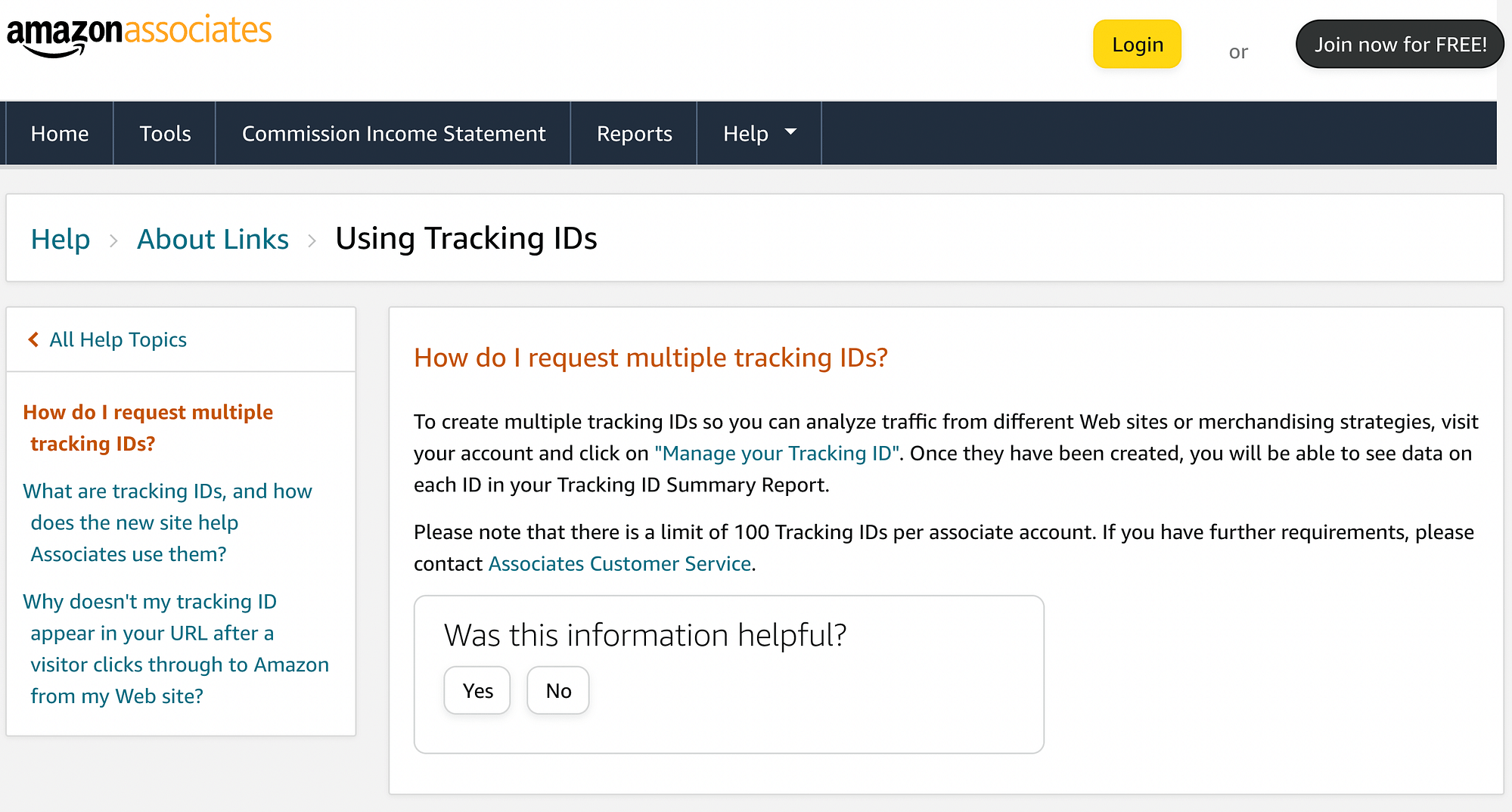 Идентификаторы отслеживания партнеров Amazon.