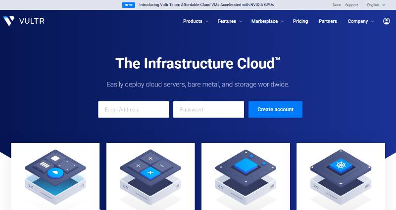 vultr-Homepage