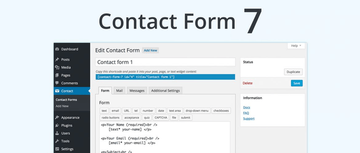 Contact Form 7 バナー