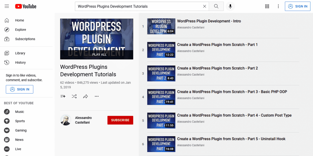 WordPress Plugin Development