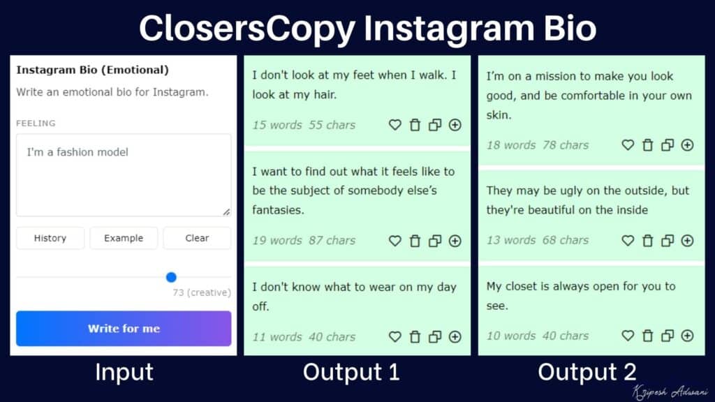 ClosersCopy Instagram السيرة الذاتية