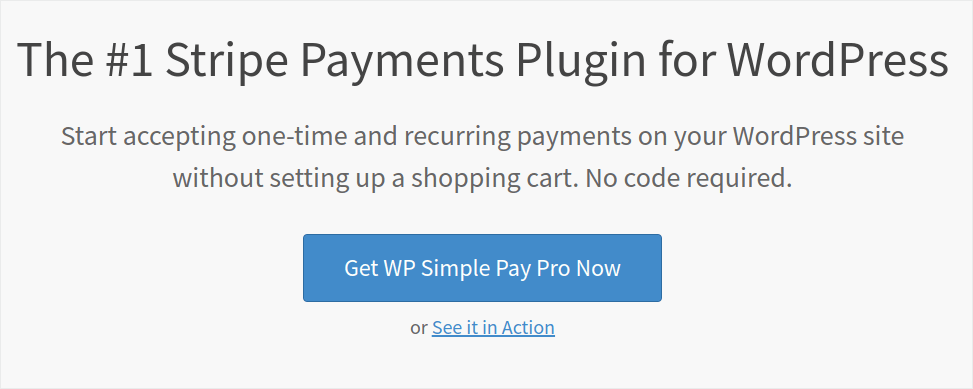 Paiement simple WP