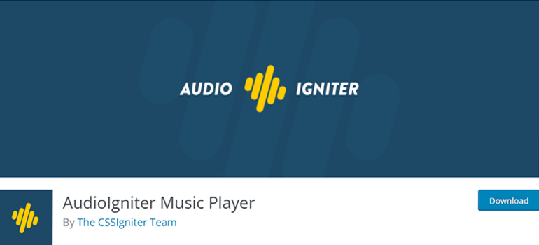 AudioIgniter أفضل ملحقات Podcast لبرنامج WordPress