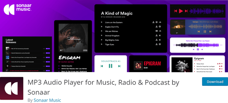 MP3 Audio Player WordPress Podcast Eklentisi