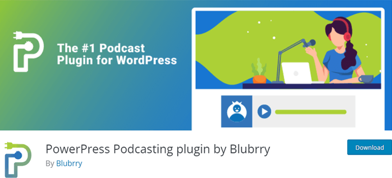 Powerpress Podcasting Plugin بواسطة blubrry Best Podcast Plugins for WordPress