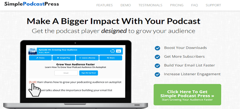 Simple Podcast Press Podcast Cele mai bune pluginuri de podcast pentru WordPress