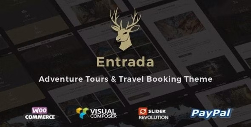 Entrada - 冒険旅行の予約 WordPress テーマ