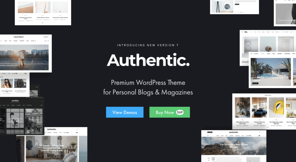 authentisches Blog-Theme