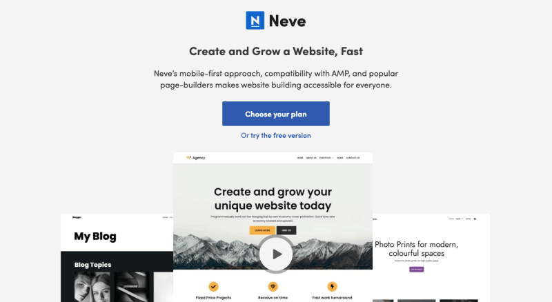 Neve-Wordpress-Thema