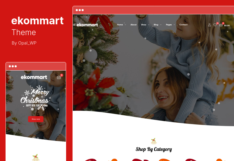 ekommart Theme - Tema WordPress eCommerce All-in-one