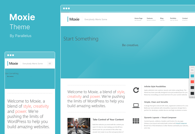 Tema Moxie - Tema WordPress Responsif