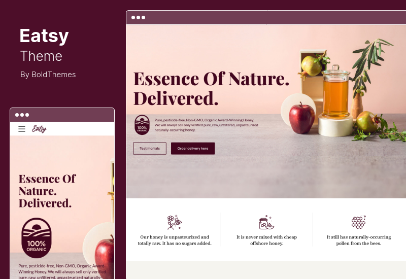 Eatsy Theme - WordPress-Theme für Essenslieferungen und Restaurants