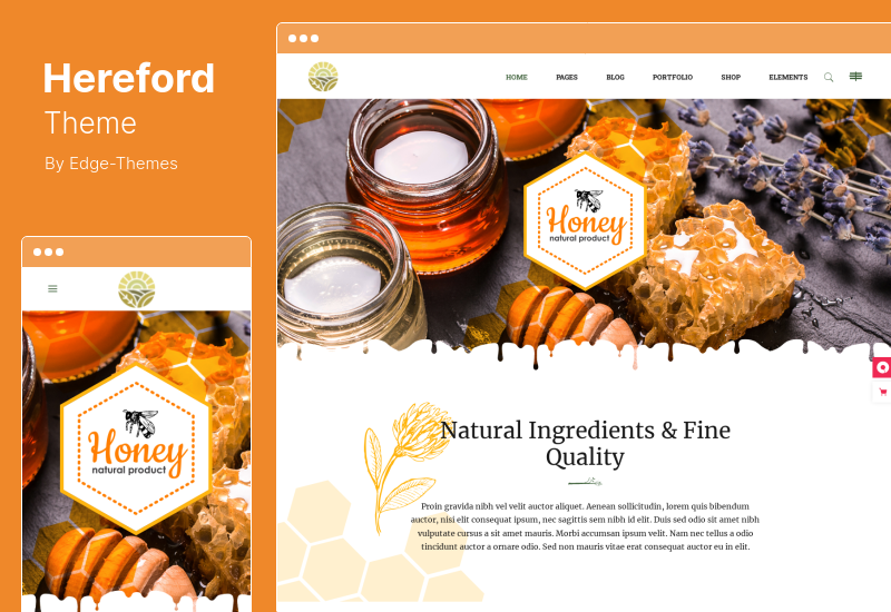 Hereford Theme - Tema WordPress Pertanian dan Makanan Organik