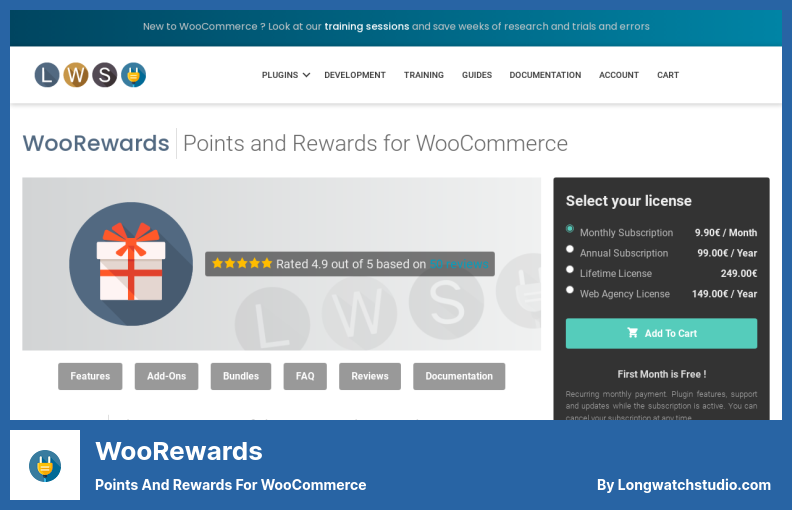 WooRewards 插件 - WooCommerce 的积分和奖励