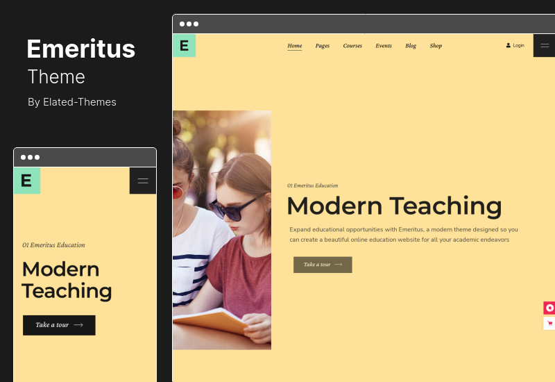 Emeritus Theme - Tema de WordPress para educación y cursos en línea