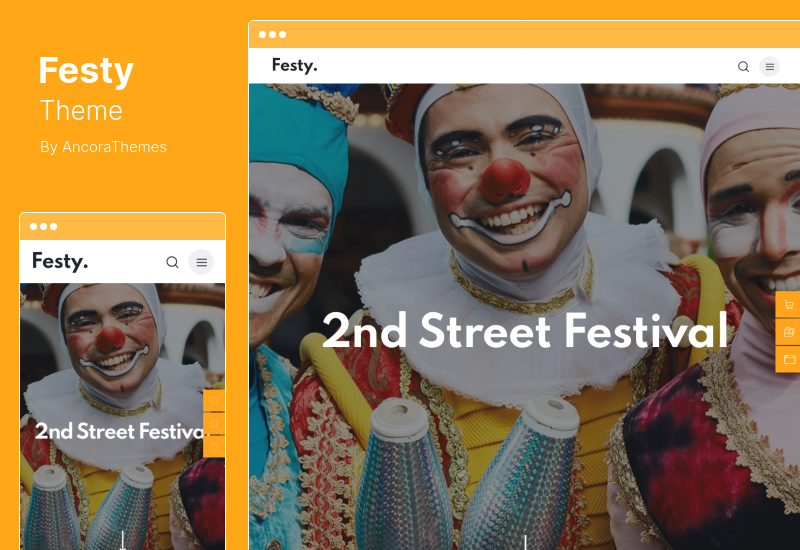 Festy Teması - Tema Parkı, Sirk ve Festival WordPress Teması