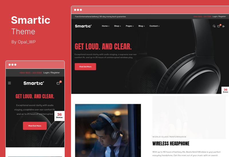 Tema Smartic - Tema Halaman Landing Produk WooCommerce