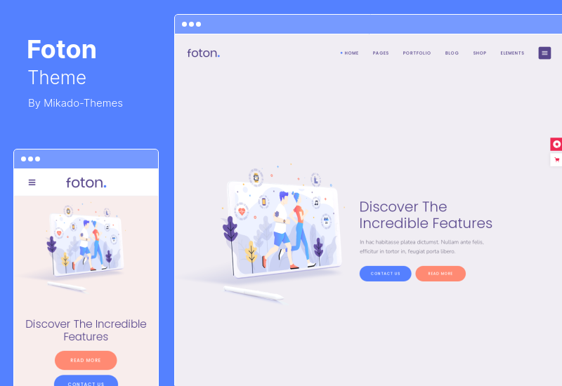 Foton Theme - Software App Landing Page WordPress 主題