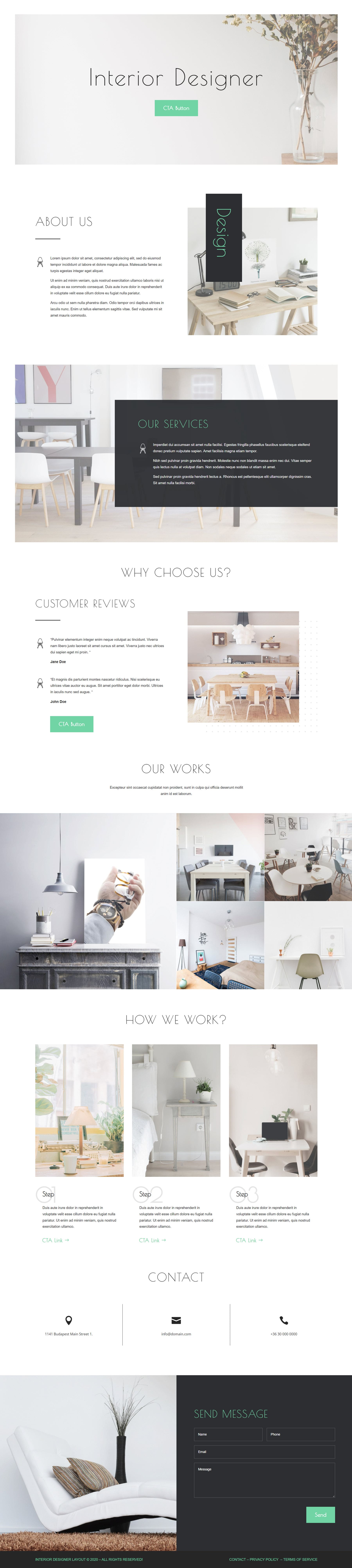 Divi Product Highlight Homepage 25 Divi Layout Pack Luz interior