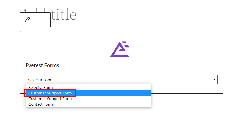 Drop-Down-Support-Formular